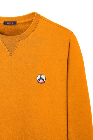 Sweat en coton biologique Braga 2.0 - Mandarine