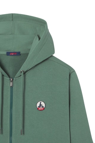 Sweat à capuche en coton biologique Mexico 2.0 - Vert céladon