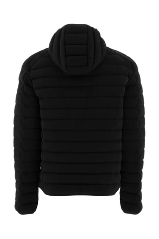 Doudoune jersey à capuche Nico - Noir