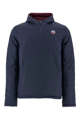 Doudoune réversible à capuche Bergen - Bleu marine et aubergine