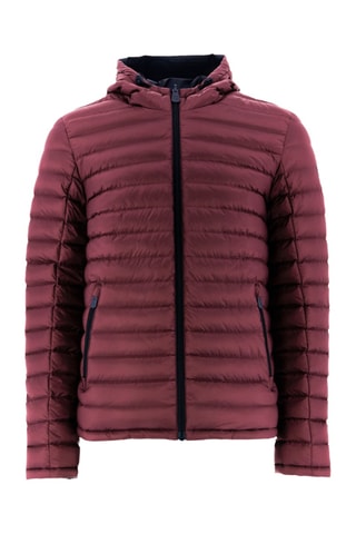 Doudoune réversible à capuche Bergen - Bleu marine et aubergine