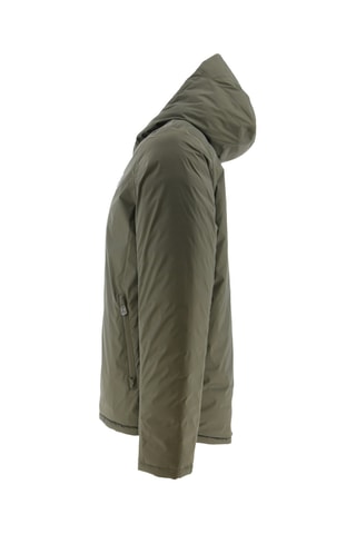 Doudoune réversible à capuche Bergen - Army et beige
