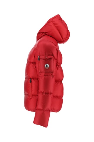Doudoune à capuche Grand Froid Java - Rouge