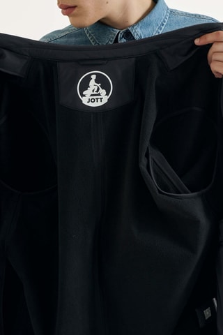 Imperméable à capuche amovible Athenes 2.0 - Noir