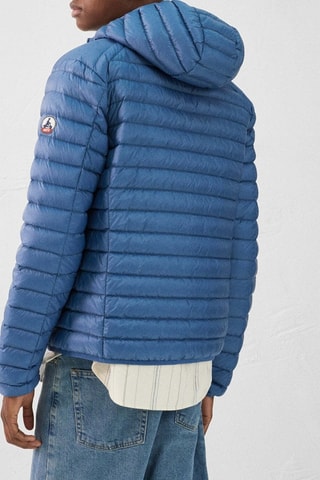 Doudoune légère à capuche Nico - Bleu jean