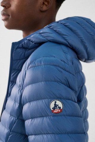 Doudoune légère à capuche Nico - Bleu jean