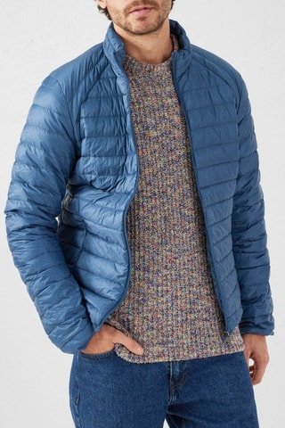 Doudoune légère Mat - Bleu jean