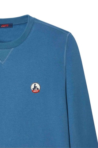 Sweat en coton biologique Braga - Bleu jean