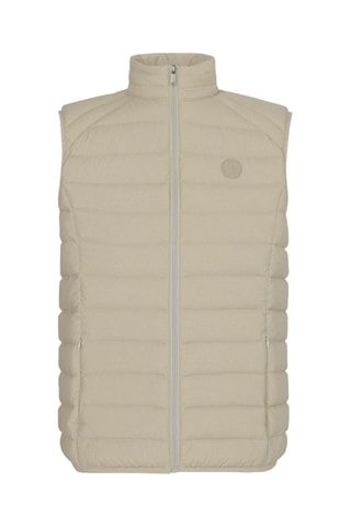 Doudoune sans manches stretch Arafo - Beige