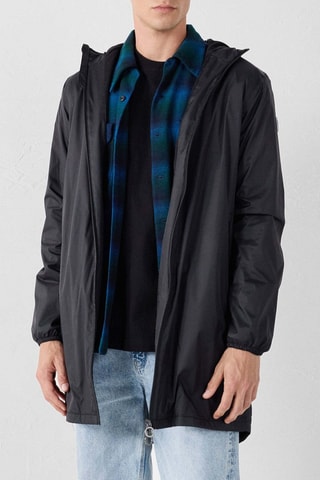 Imperméable long doublé polaire Oban Polar - Noir