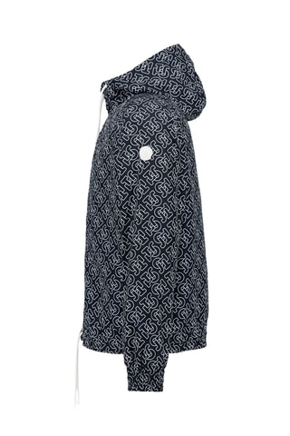 Coupe-vent léger à capuche Storm Monogram - Bleu marine
