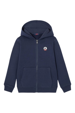 Sweat à capuche en coton biologique Tijuana - Bleu marine