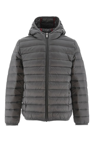 Doudoune légère à capuche Hugo - Anthracite