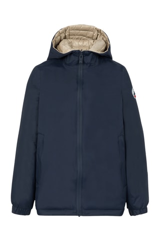 Doudoune réversible à capuche Ultralight Kyoto 2.0 - Bleu marine / Beige