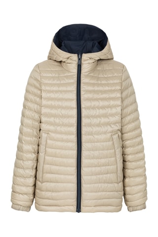 Doudoune réversible à capuche Ultralight Kyoto 2.0 - Bleu marine / Beige