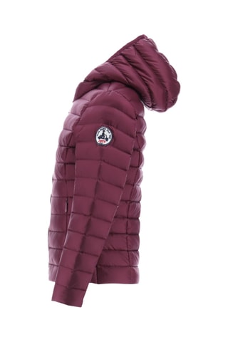 Doudoune légère à capuche Carla - Aubergine