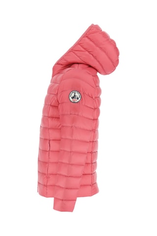 Doudoune légère à capuche Carla - Framboise
