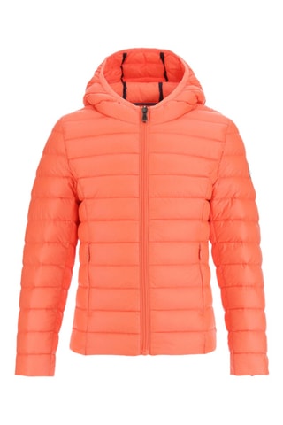 Doudoune légère à capuche Carla - Orange fluo