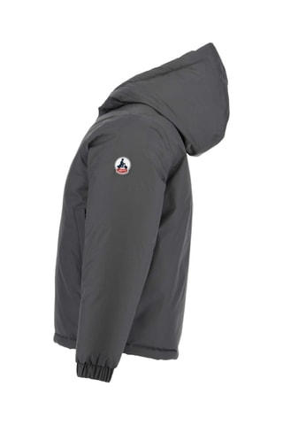 Doudoune réversible à capuche Yoko 2.0 - Anthracite et gris acier