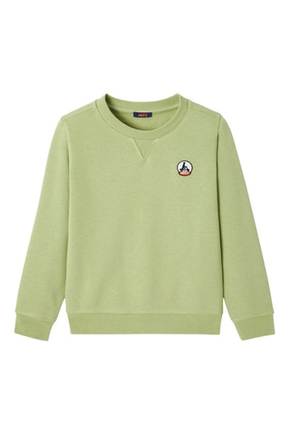 Sweat en coton biologique Barcelos - Vert lichen