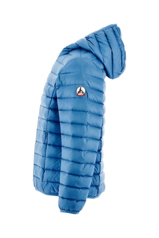 Doudoune légère à capuche Hugo - Denim clair