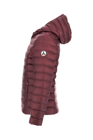 Doudoune légère à capuche Carla - Aubergine