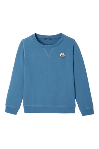 Sweat en coton biologique Barcelos - Bleu jean