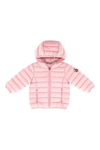 Doudoune à capuche Camille - Rose pêche