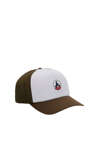 Casquette enfant bicolore à filet Wind - Army et blanc