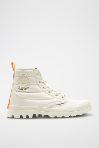 Chaussures montantes Jott x Palladium Rhona Pampa Hi Dare - Argile