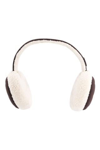 Cache-oreilles Fuzzy - Café noir