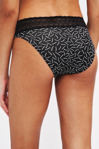 3 bragas Les Cotons Bio - Negro y blanco