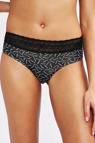 3 shortis Les Cotons Bio - Negro y crudo