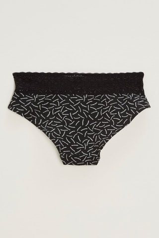 3 shortis Les Cotons Bio - Negro y crudo