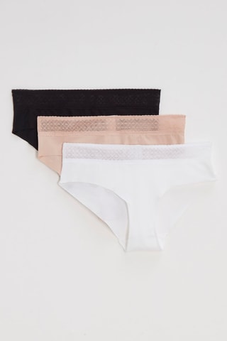3 shortis - Blanco