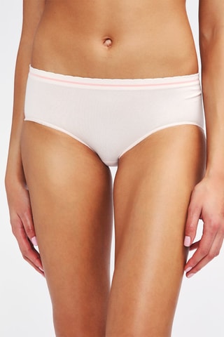 3 shortis - Blanco y rosa