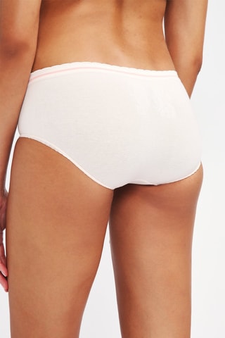 3 shortis - Blanco y rosa