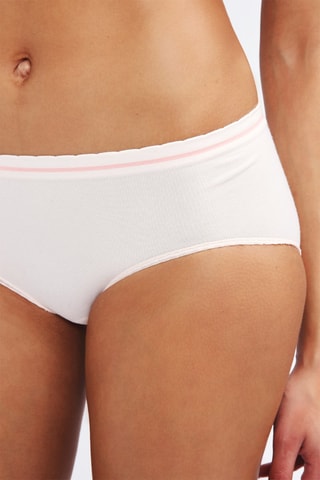 3 shortis - Blanco y rosa