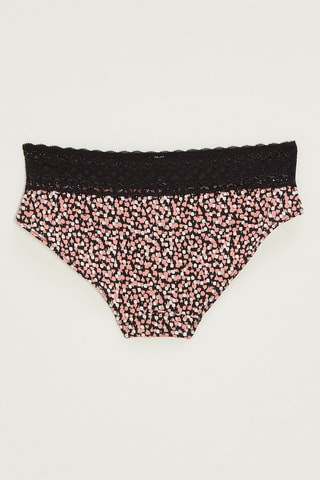 4 shortis Les Cotons Bio - Crudo y negro