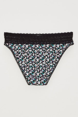 3 bragas Les quotidiens - Negro y blanco