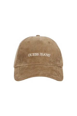 Casquette en velours - Marron clair