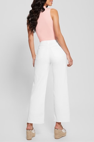 Pantalon wide legs - Blanc
