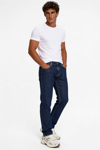 Jean straight - Bleu foncé