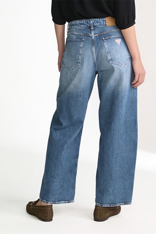 Jean baggy taille basse - Bleu