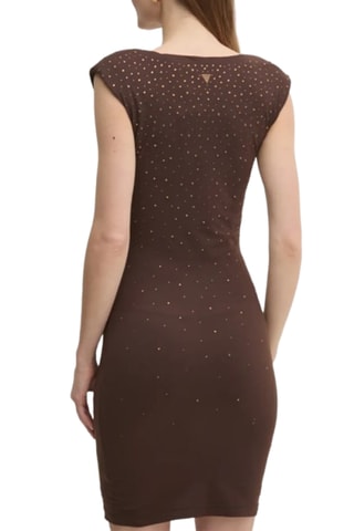 Robe fourreau - Marron