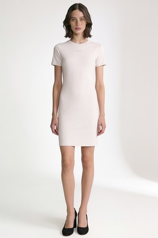 Robe t-shirt - Beige clair
