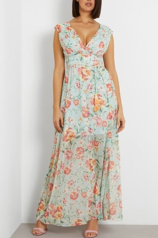 Robe longue Gilda - Rose