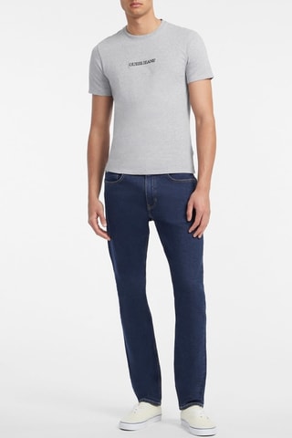 T-shirt slim - Gris clair chiné
