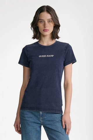 T-shirt slim - Bleu marine