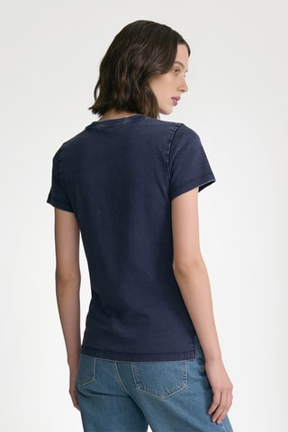 T-shirt slim - Bleu marine